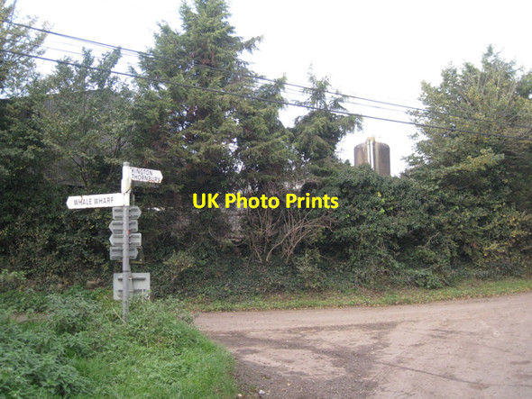 Photo 6"x4" Junction of Field Lane by Lodge Farm Cowhill\/ST6091 c2010