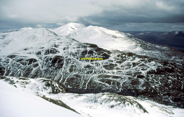 Photo 6"x4" Winter view from summit of Meall nan Tarmachan Creag an Lochain\/NN5840 c1986