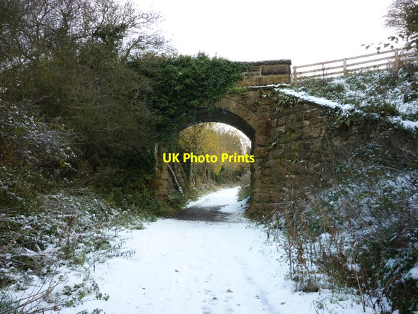 Photo 6"x4" A farm bridge over the disused railway line Fylingthorpe c2010