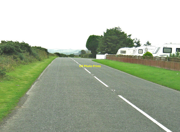 Photo 6"x4" Entrance to Wig Bay Holiday Park, heading south Leswalt c2010