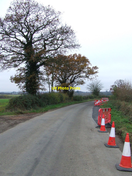 Photo 6"x4" Roadwork Cones Acton Place c2010