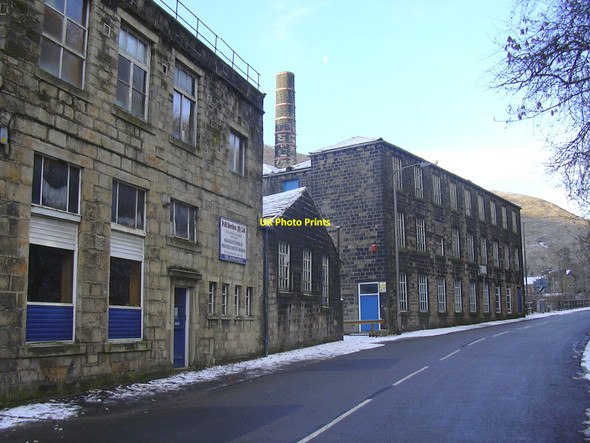 Photo 6"x4" Stoneswood Mill (Inchfield Pasture Cotton Mill) Bacup Road, Todmorden Todmorden c2010