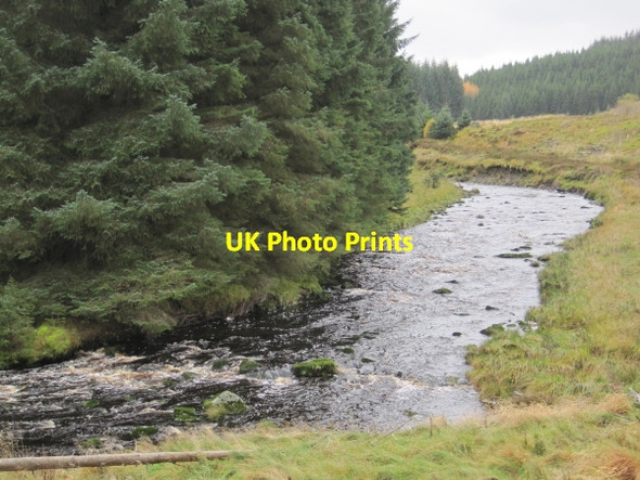 Photo 6"x4" Lewis Burn near Long Low House Low Long Ho c2010