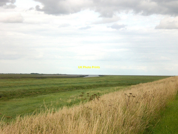 Photo 6"x4" Where the Welland meets the Wash Bucklegate c2009