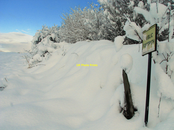 Photo 6"x4" Footpath to Huntingtower Huntingtower c2010