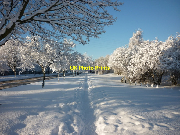 Photo 6"x4" The foot \/ cycle path on Sutton Road, Hull West Carr\/TA0932 c2010