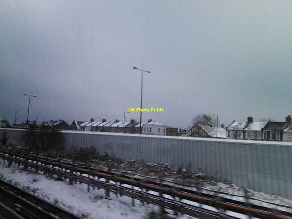 Photo 6"x4" Snow-covered houses on Grove Green Road #2 Leyton\/TQ3786 c2010