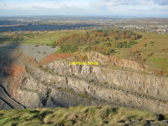 Photo 6"x4" Eastern end of Bardon Hill Quarry Agar Nook c2010