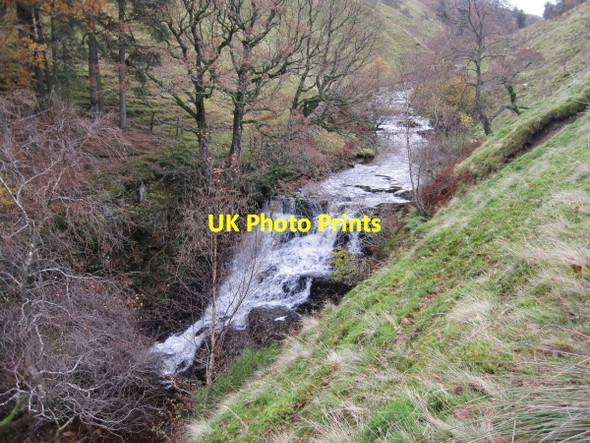 Photo 6"x4" Waterfall near Uldale House Fell End\/SD7298 c2010