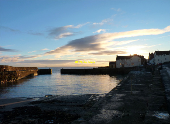 Photo 6"x4" Skinfasthaven sunset Anstruther Easter c2010