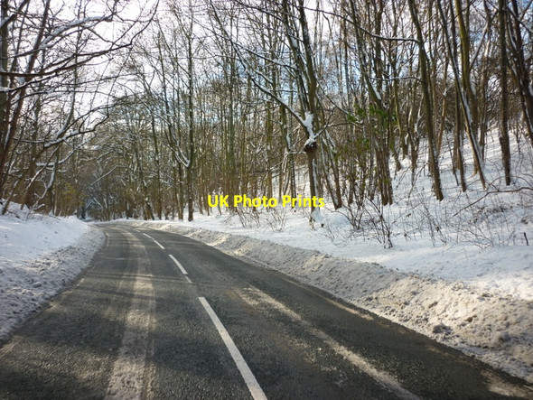 Photo 6"x4" Downhill towards South Cave South Cave c2010