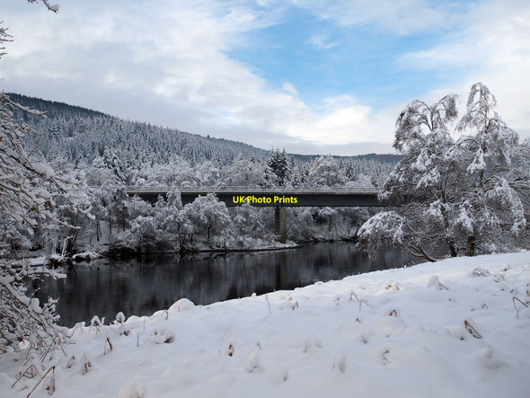 Photo 6"x4" A9 road bridge Inver\/NO0142 c2010