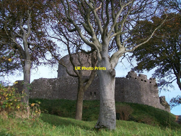 Photo 6"x4" The Curtain Wall and Keep of the Upper Ward of Dundrum Castle from the west Dundrum\/J4036 c2010