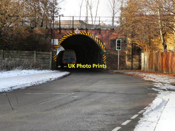 Photo 6"x4" Grimshaw Lane Railway Bridge Chadderton c2010