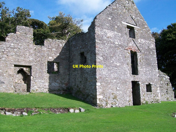 Photo 6"x4" The ruin of the 17thC Blundell House at Dundrum Castle Dundrum\/J4036 c2010