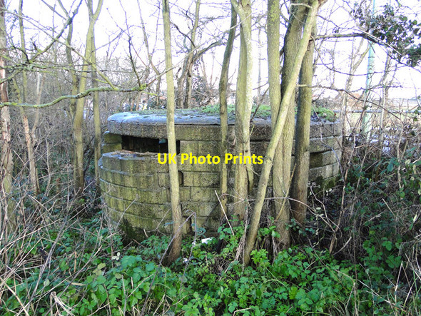 Photo 6"x4" WW1 pillbox at Reydon Southwold c2010