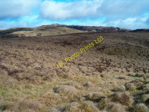 Photo 6"x4" Moorland above Inverleiver Forest Creag Luaragain Bheag c2006
