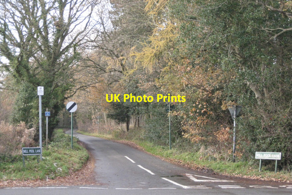 Photo 6"x4" Mill Pool Lane at Darley Green B93 Packwood c2010