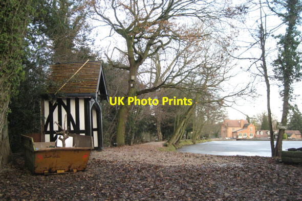 Photo 6"x4" Work in progress by the mill pool Packwood c2010