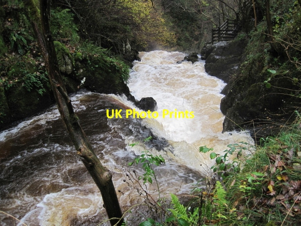 Photo 6"x4" Pecca Twin Falls Ingleton\/SD6973 c2010