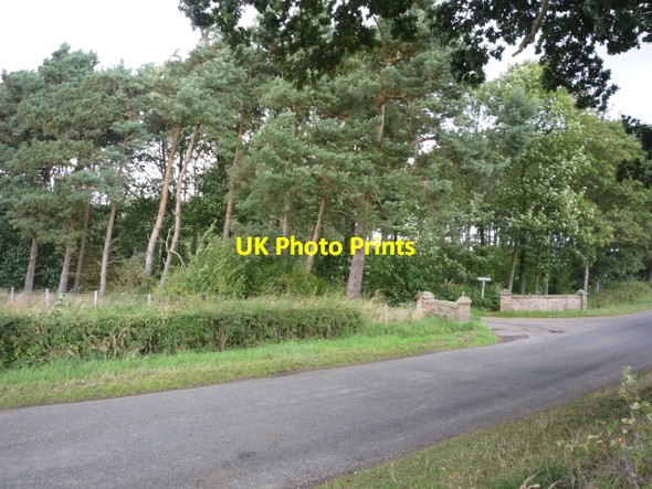 Photo 6"x4" Entrance to Pilmoor Hall Fawdington c2010