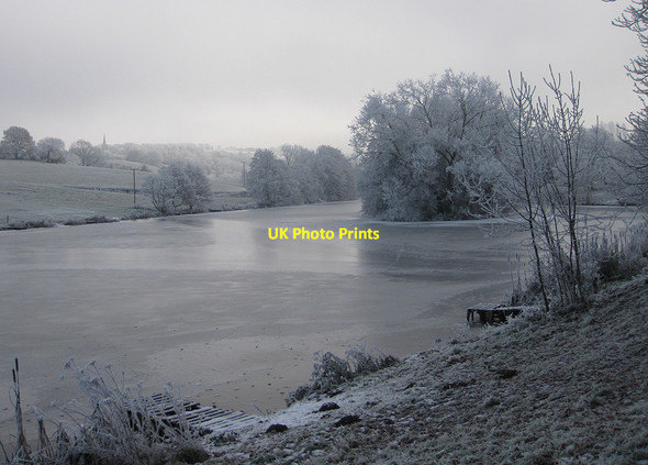 Photo 6"x4" Shades of grey, Hartleton Water Bromsash c2010