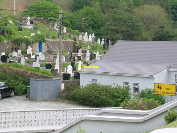 Photo 6"x4" Gortahork Cemetery from the Christ the King Church steps Gortahork c2008