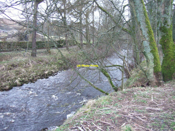 Photo 6"x4" River Cover near Horsehouse, just downstream from Arkleside bridge Braidley c2010