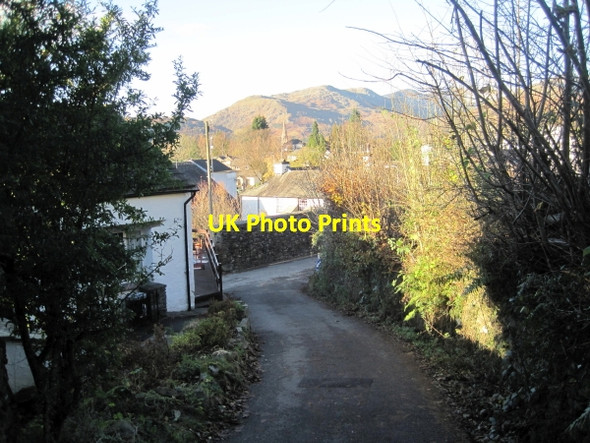 Photo 6"x4" Bridleway and Lane leading to Ambleside Ambleside c2010