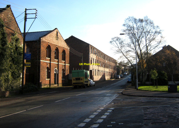 Photo 6"x4" Looking up Station Road Biddulph c2010