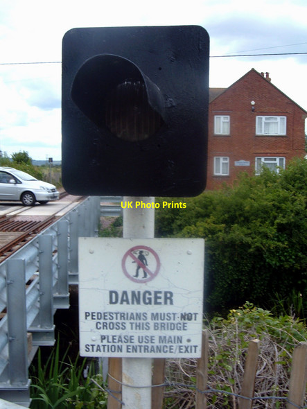 Photo 6"x4" Dymchurch, Signal and Warning Sign Dymchurch c2010