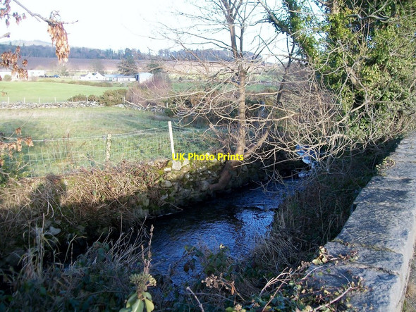 Photo 6"x4" The Burren River flowing east alongside the A25 (Dublin Road) Castlewellan c2010