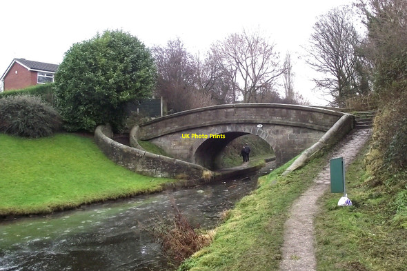 Photo 6"x4" The change-over bridge (Morris Bridge) Congleton c2010
