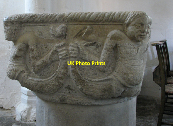 Photo 6"x4" Cambridge: St Peter - 11th-century font Cambridge\/TL4658 c2010