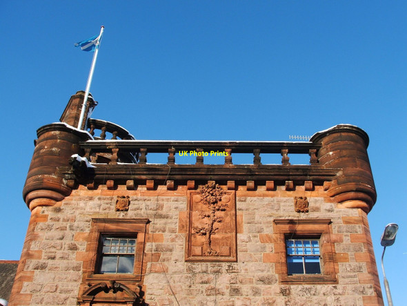 Photo 6"x4" Masonic Temple: detail Alexandria c2010