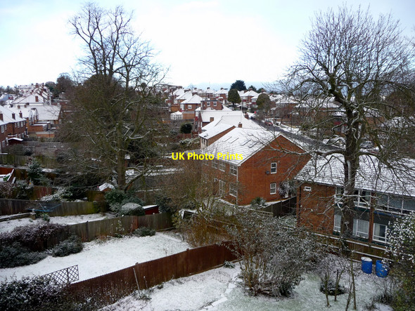 Photo 6"x4" London, N14, snowy morning. Southgate\/TQ3094 c2010