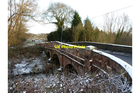 Photo 6"x4" Bridge over the River Worfe Ackleton c2010