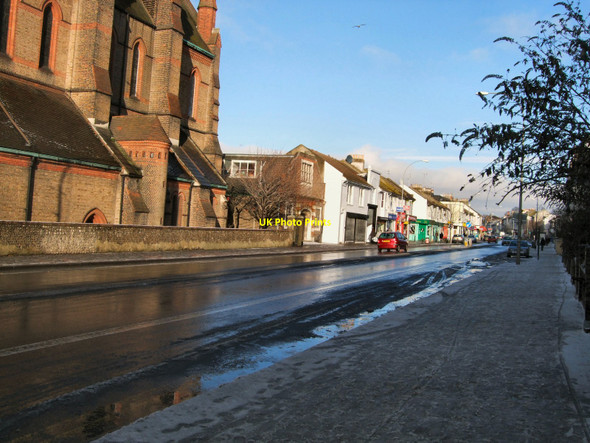 Photo 6"x4" Thawing snow in Lewes Road Brighton\/TQ3106 c2010