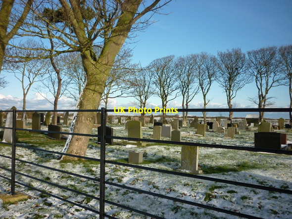 Photo 6"x4" Easington Cemetery on Humber Side Lane Easington\/TA3919 c2010