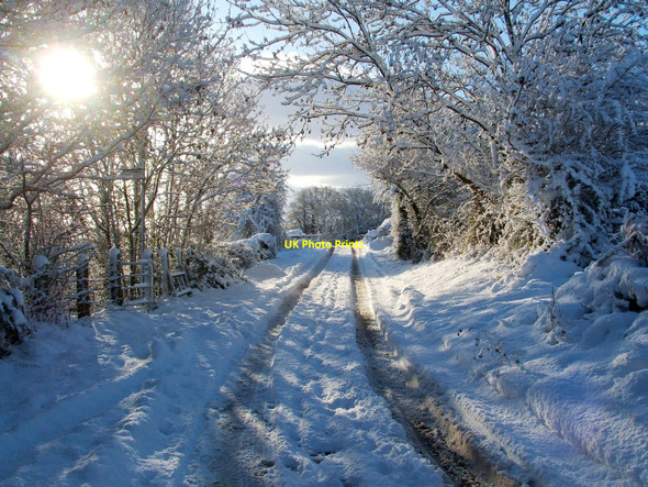 Photo 6"x4" Track leading to Millburn Alexandria c2010