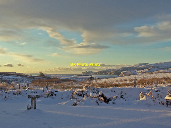 Photo 6"x4" Roskhill view - December 2010 Heribost c2010