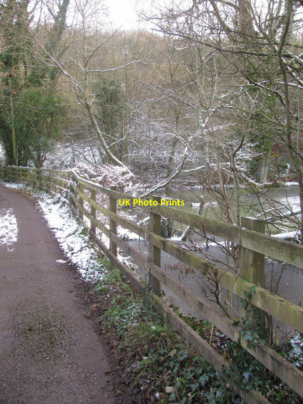 Photo 6"x4" Fence by the Nature Reserve Newport\/Casnewydd c2010