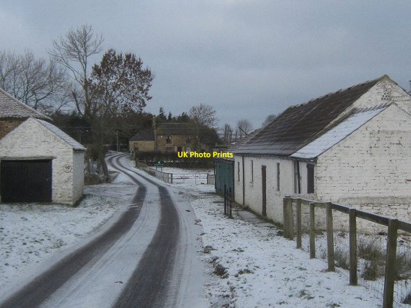 Photo 6"x4" Entrance drive for Witton Castle passing East Witton Row Phoenix Row c2010