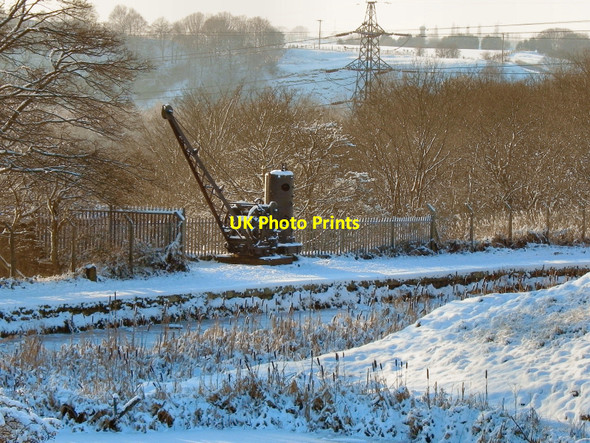 Photo 6"x4" Manchester, Bolton & Bury Canal: Mount Sion Steam Crane Kearsley\/SD7505 c2010