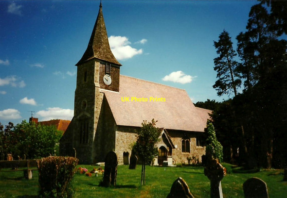 Photo 6"x4" St. Mary the Virgin Church, Horne Horne c1996