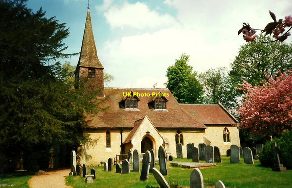 Photo 6"x4" St. Peter's Church, Tandridge Broadham Green c1996