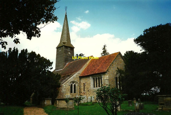 Photo 6"x4" St. George's Church, Crowhurst Crowhurst\/TQ3947 c1996