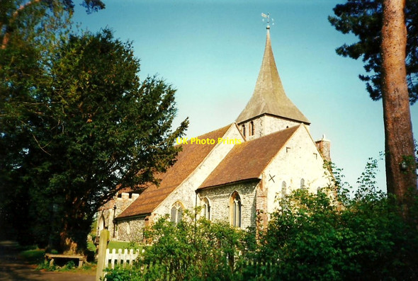 Photo 6"x4" St. Martin's Church, Chelsfield Orpington c1996