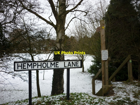 Photo 6"x4" A footpath across Brandesburton golf course Brandesburton c2010