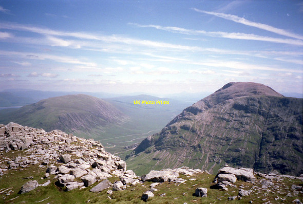 Photo 6"x4" On Stob Coire Raineach looking east Stob Coire Raineach c1989